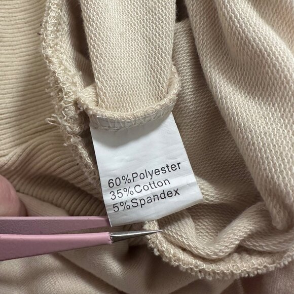 Cat Mom Graphic Beige Sweatshirt XL Soft Cozy Pullover Casual Long Sleeve Top - Picture 4 of 9